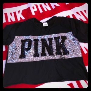 Pink crop top